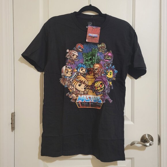 NWT Masters Of The Universe Funko Pop! Unisex T-Shirt Black M - Picture 1 of 7